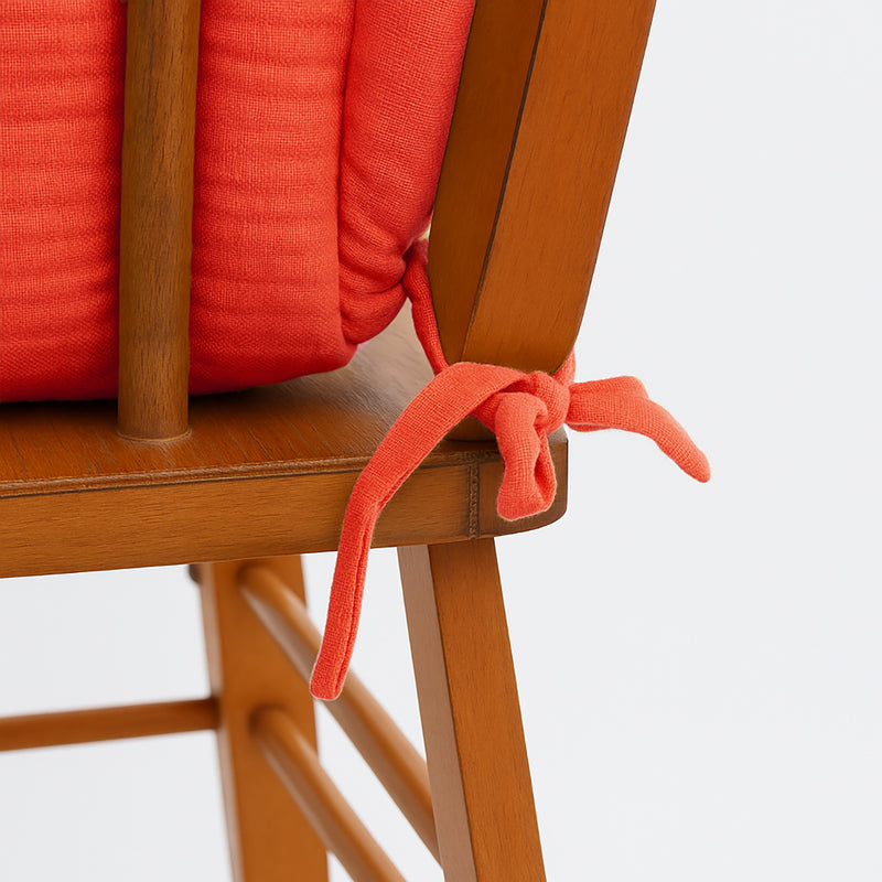 coussin de chaise haute en coton bio fraise papate enfant bebe double gaze coton