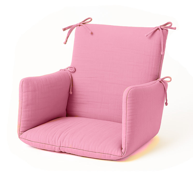 coussins chaise haute rose coton bio madeinfrance